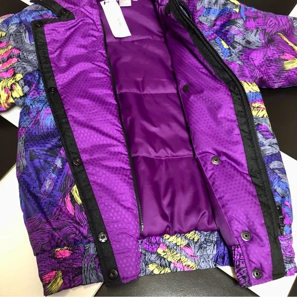 Vintage 80s 90s Obermeyer Renoir Ski Snowboard Jacket Coat Statement Colorful 6